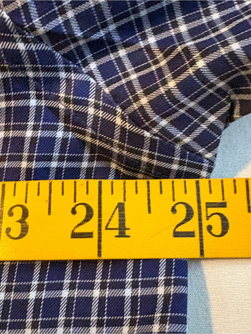 Ermenegildo Zegna dress shirt, men’s XL blue white black check Italian luxury - Picture 12 of 13